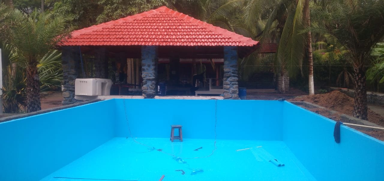 CreativPools completed swimming pool project in India